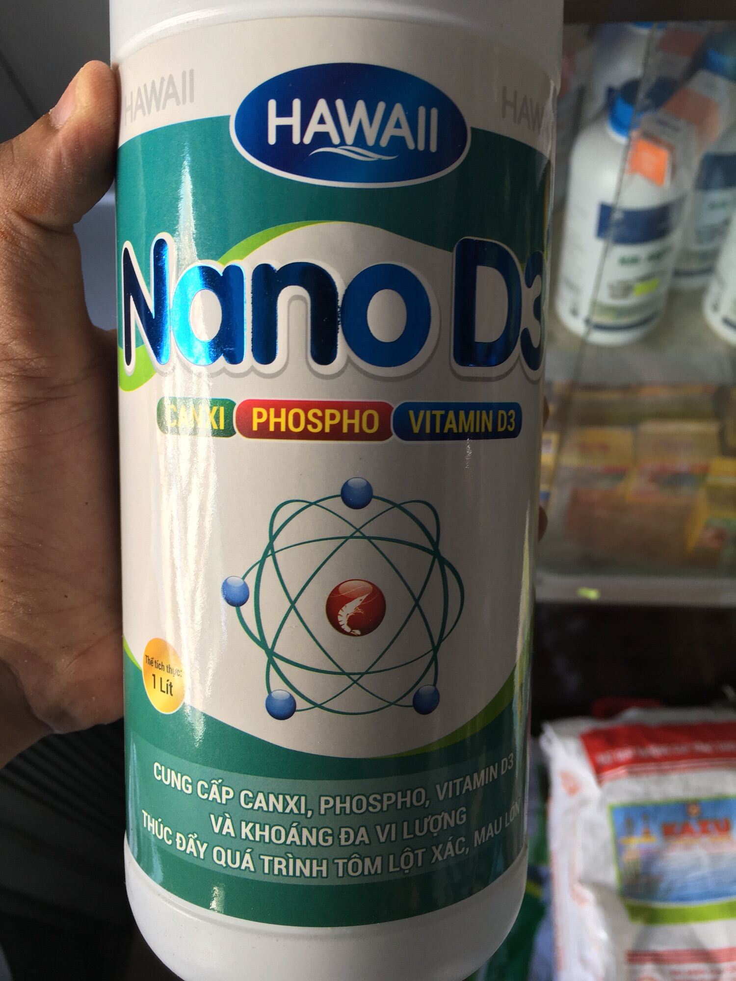 Nano D3 hawall cung cấp can xi , vitamin d3 , phot pho