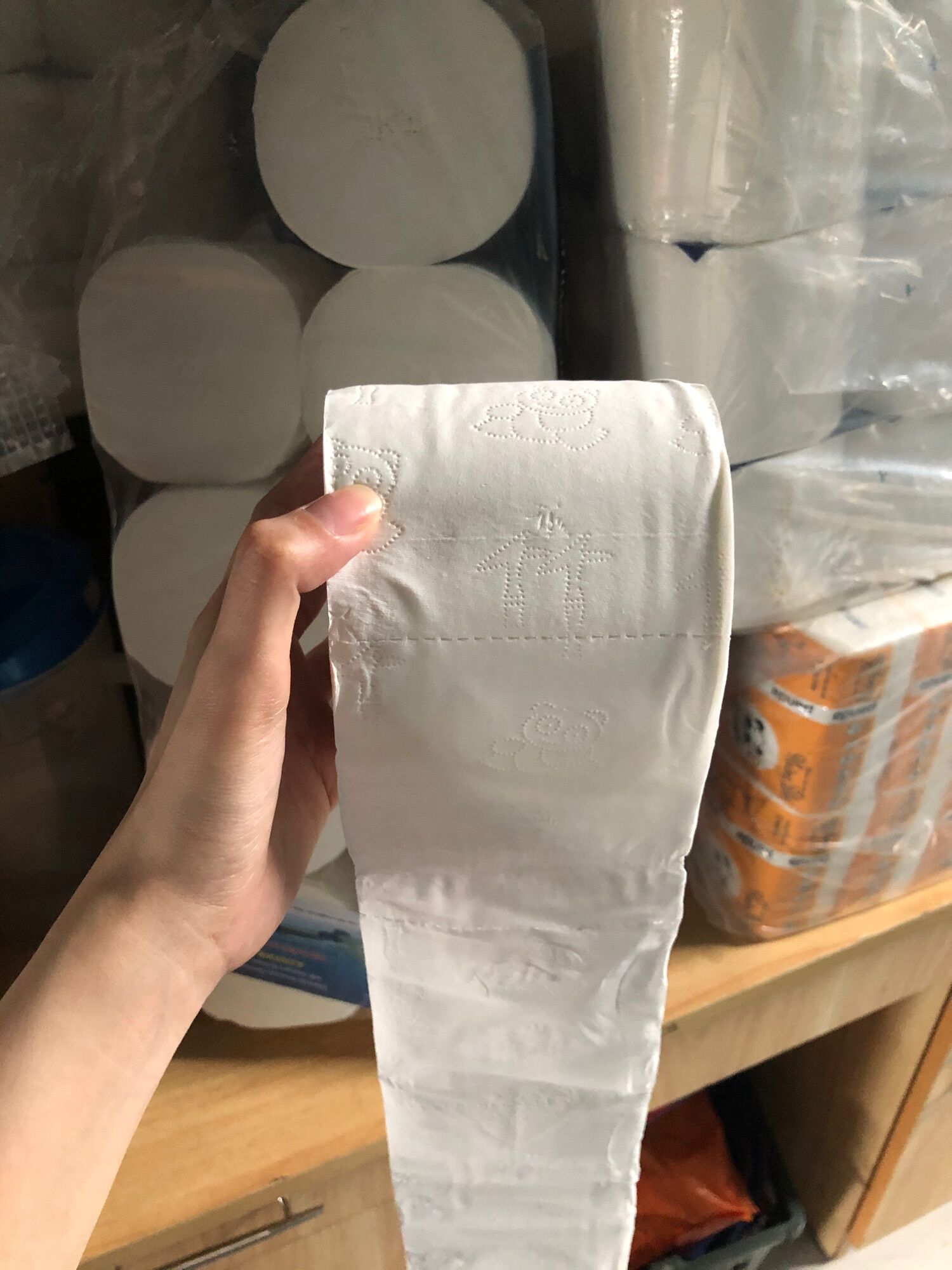 Lốc 10 cuộn giấy vệ sinh hàng không