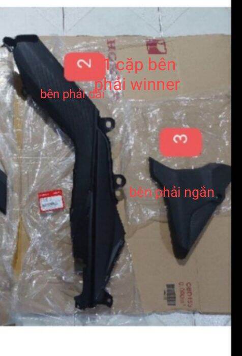 Cặp ốp hông bên phải xe winner 150 v1 zin