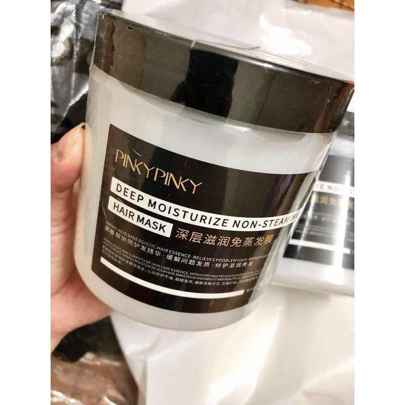 [Mẫu Mới] Kem Ủ Tóc PINKY PINKY 500ml - [ 𝐒𝐭𝐞𝐚𝐦𝐢𝐧𝐠 𝐇𝐚𝐢𝐫 𝐌𝐚𝐬𝐤 ]