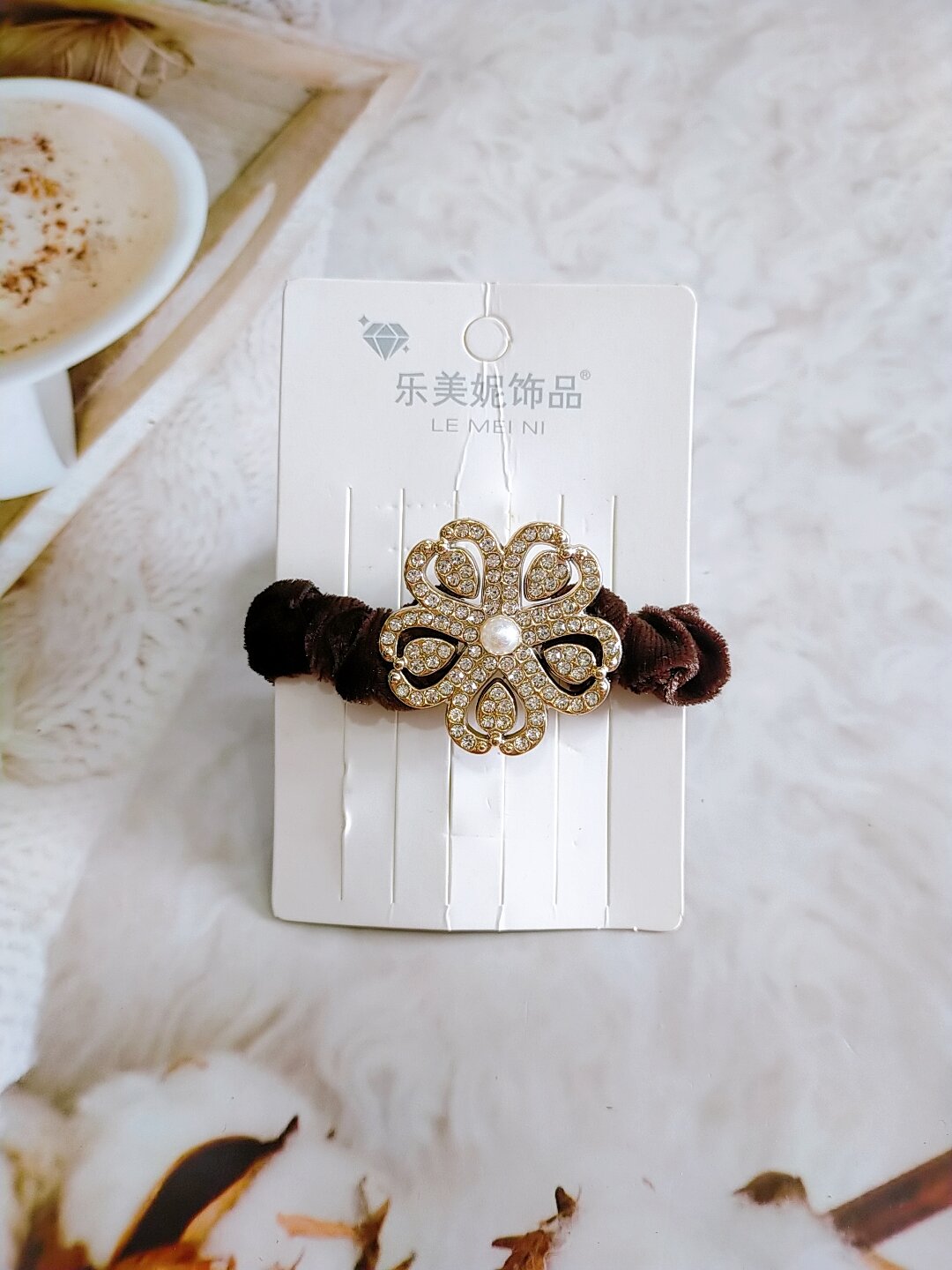 [Giá Sỉ] Cột tóc nhung đính đá
