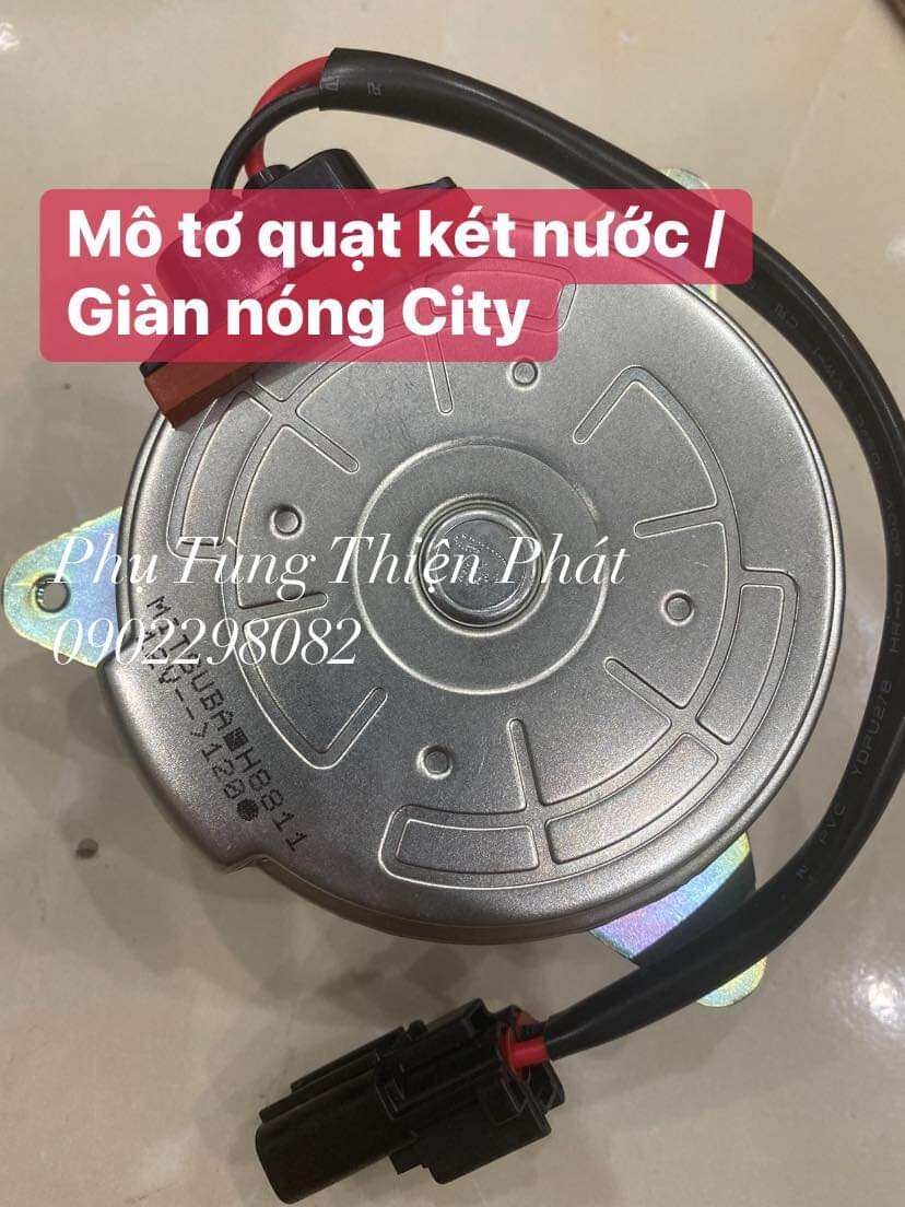 Mô tơ quạt két nước City 2007-2018 (mô tơ quạt làm mát két nước/giàn nóng city)