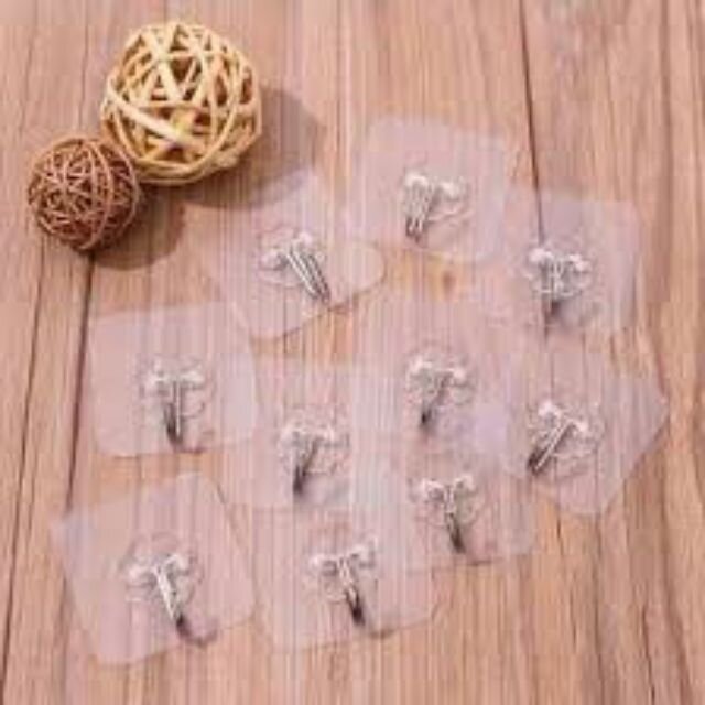 Compo 10 miếng móc dán siêu dính chịu lực được 10 kg