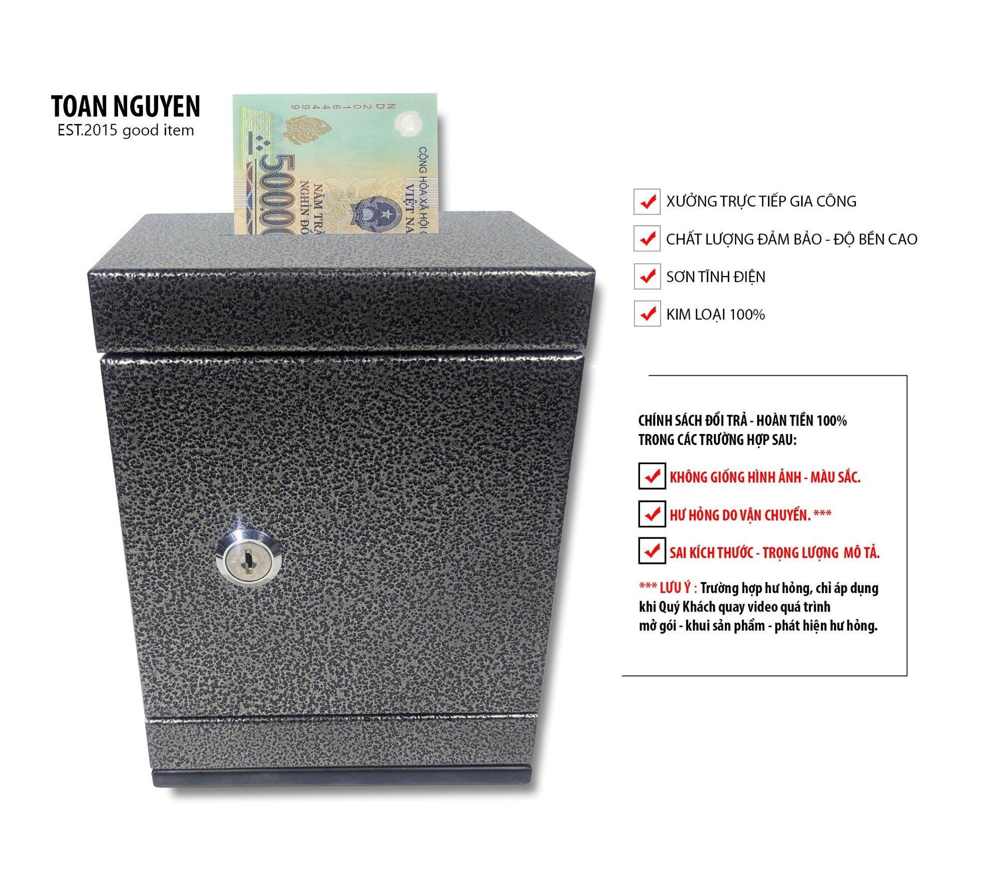 Két sắt mini chất lượng Toàn Nguyên, Két Sắt Nhiều Màu