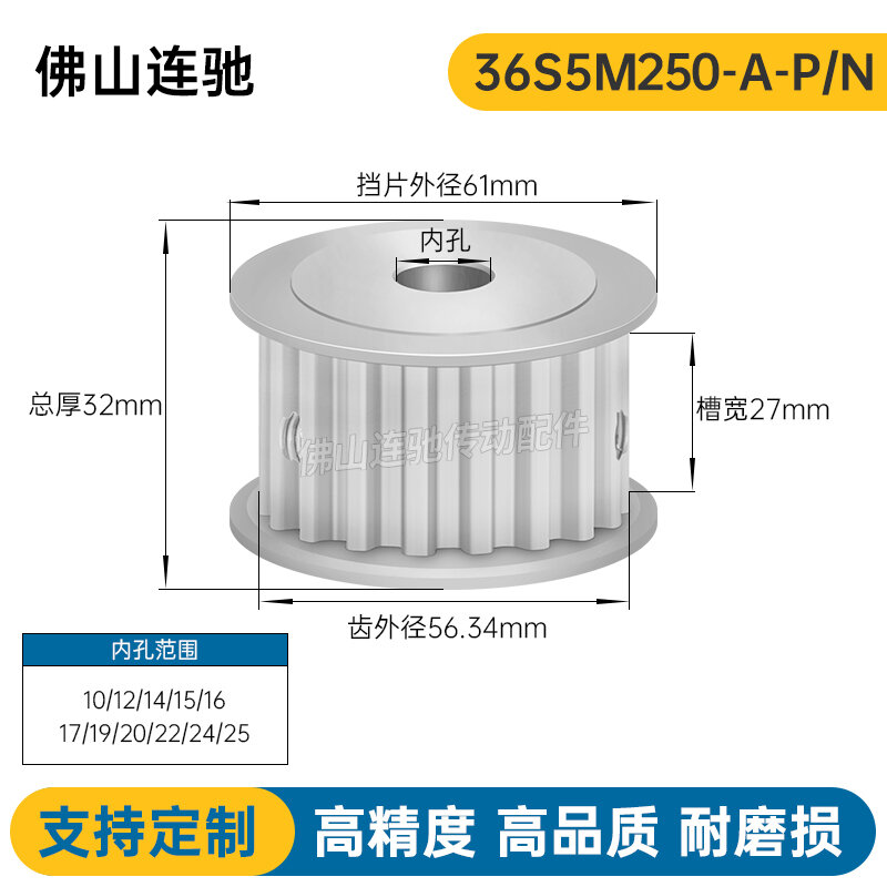 Puly bánh răng đồng bộ - ròng rọc truyền động dây curoa mini GT2 - MixASale