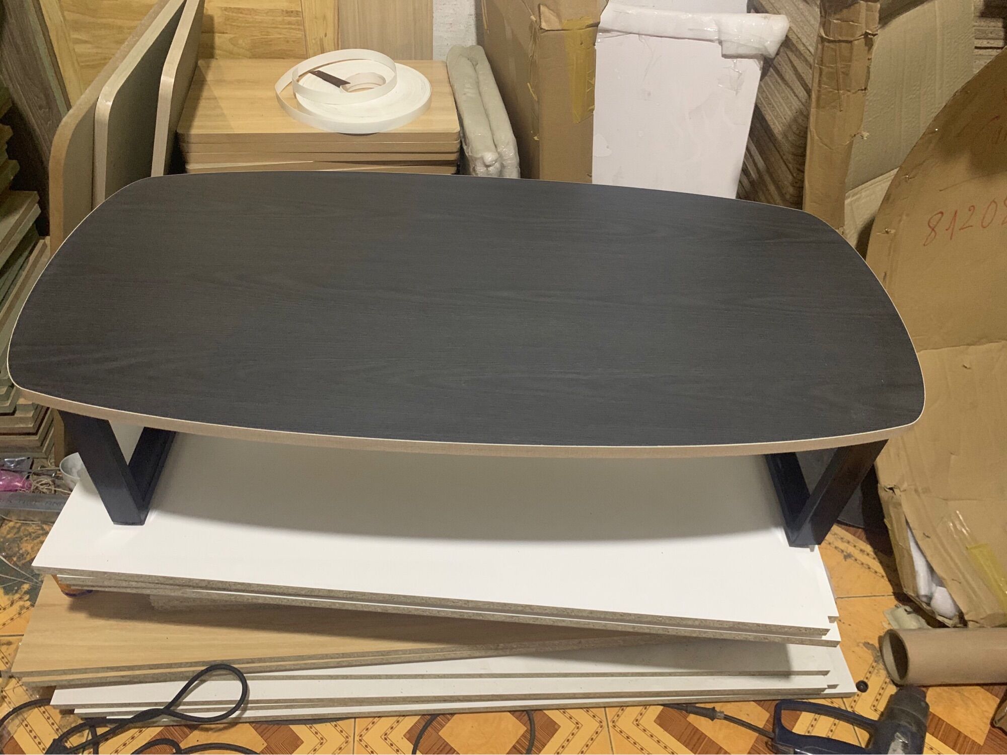 Bàn ngồi bệt gỗ MDF chống ẩm (60*120 cao 32cm)
