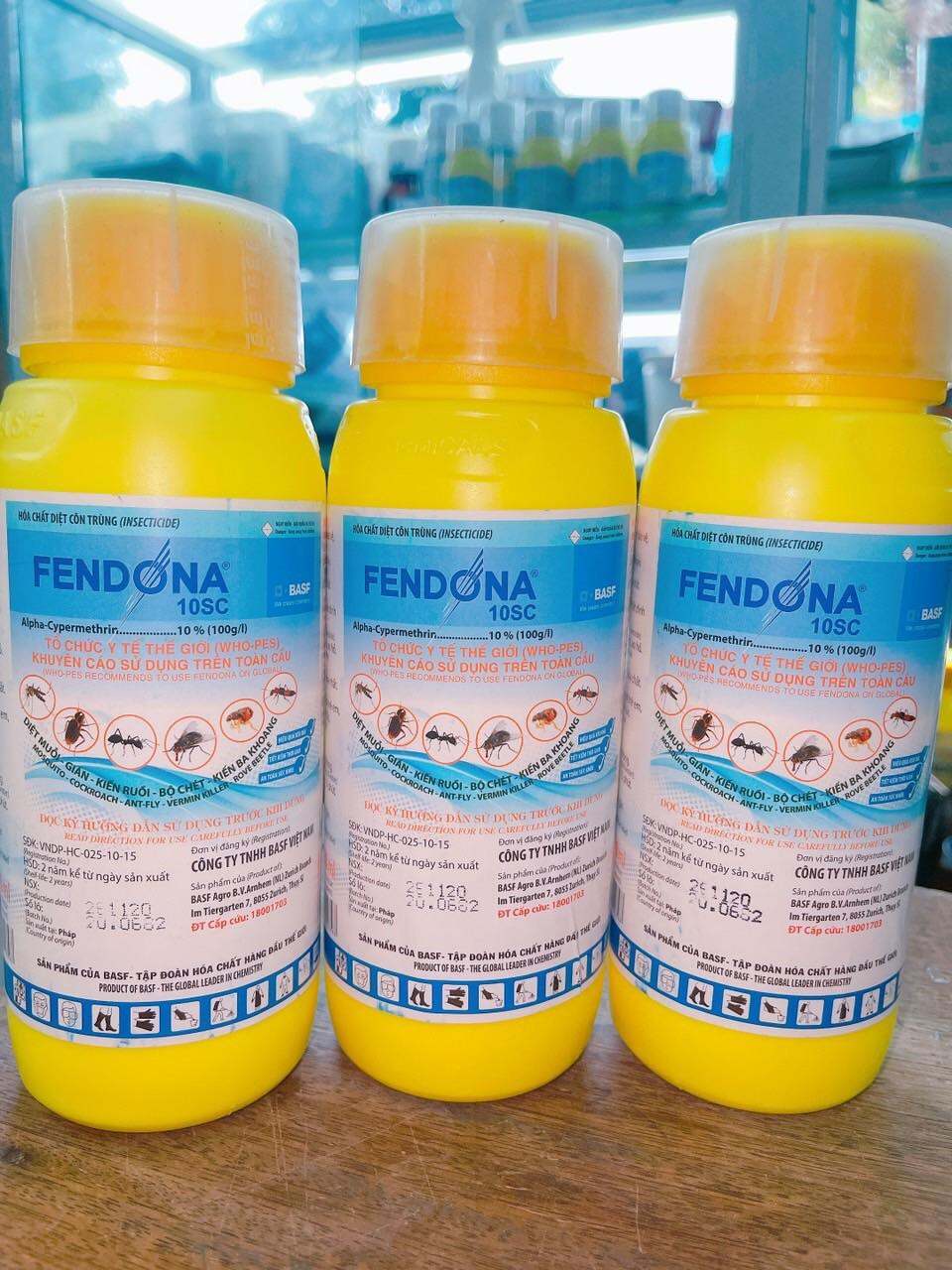 Thuốc diệt muỗi, kiến , gián, bọ chét fendonal 10sc