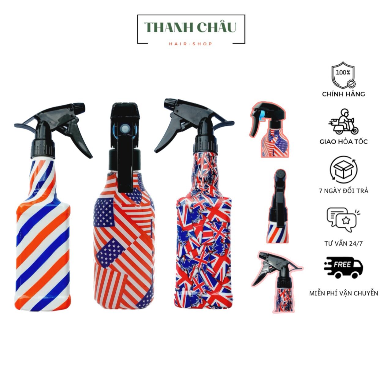 Bình xịt nước barber phun sương siêu ngầu