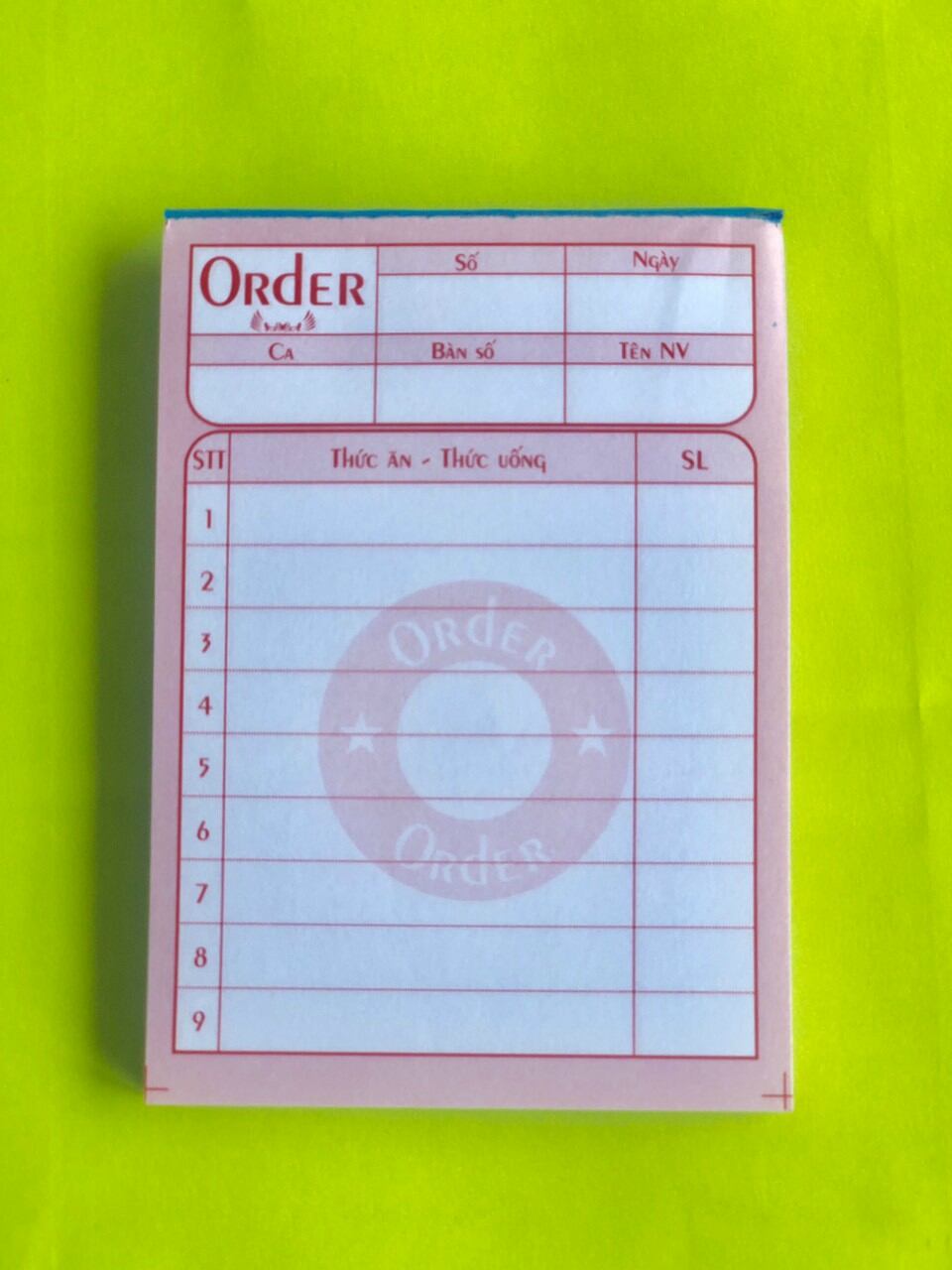 Combo 10 quyển - Oder 1 liên có kẻ cho Nhà hàng - Quán ăn