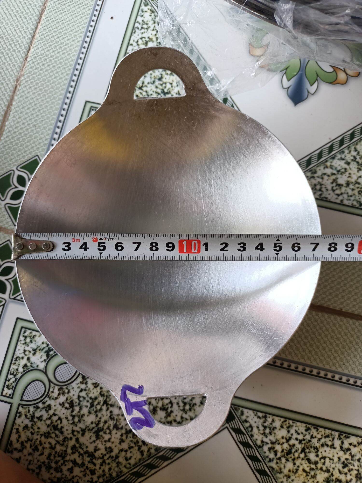 Chảo nhôm máy bay quai liền đk 17.5cm