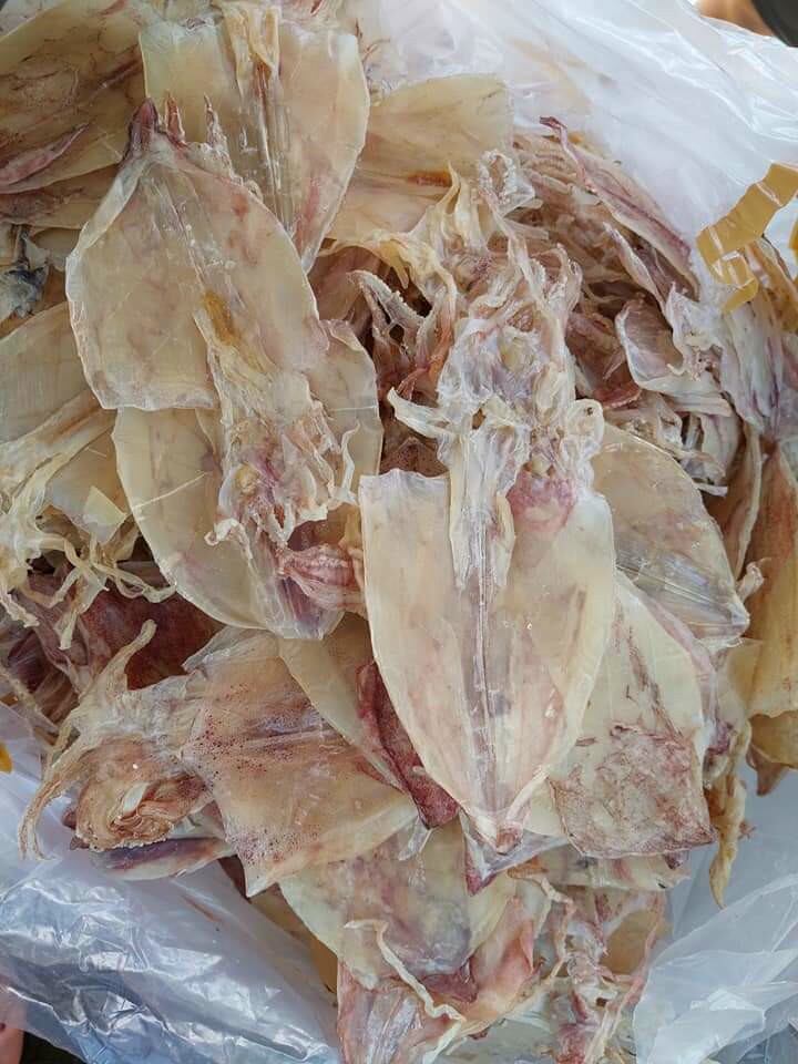 Mực khô ghe câu ngon mọt mềm size 50 60c/kg. túi hút chân không 500g/túi