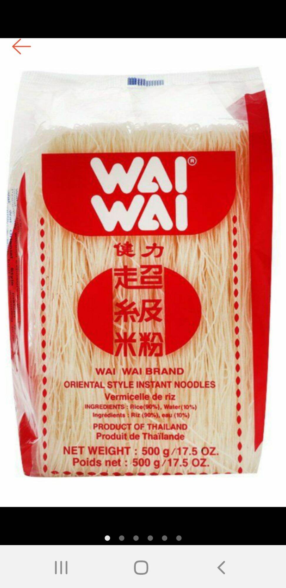 Bún khô waiwai 500gr