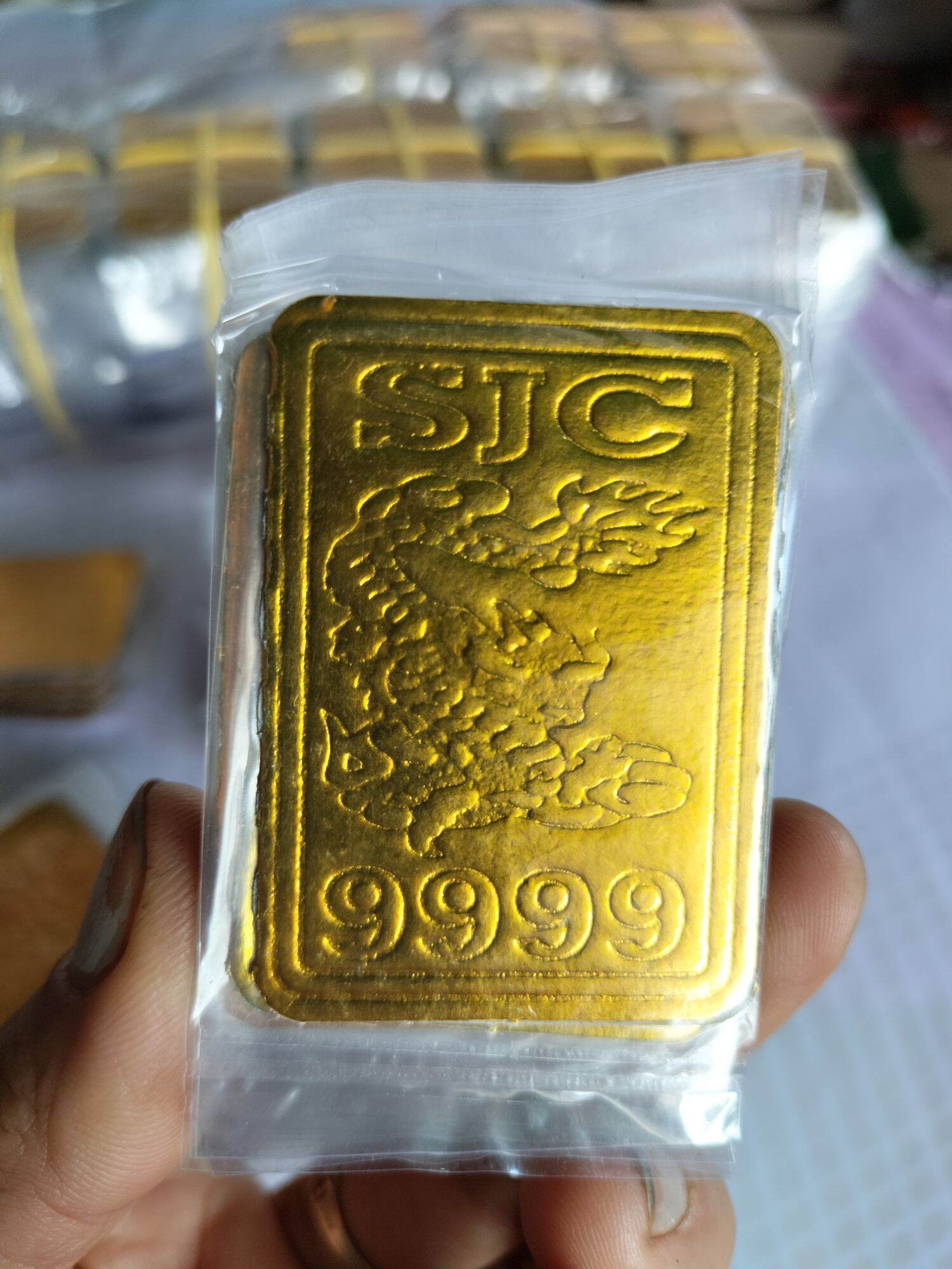 Giấy cúng vàng miếng SJC loại nhỏ(100 miếng)