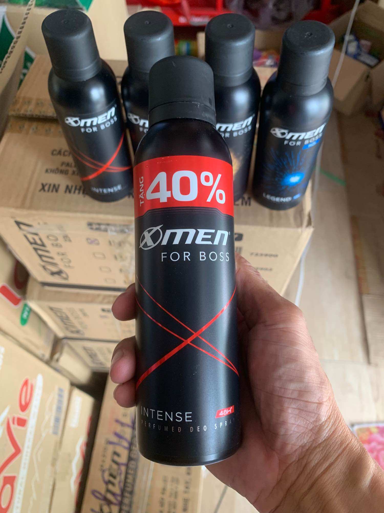 Xịt khử mùi XMEN For BOSS INTENSE 220ml -150ml