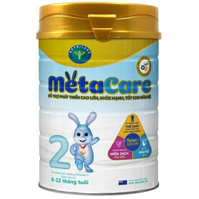 (TRỢ GIÁ Date 2023) Sữa bột Metacare 2 900g