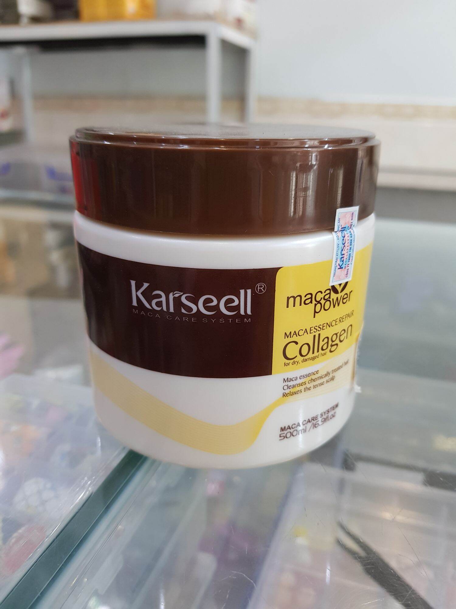 Hấp dầu tóc collagen karseell 500ml