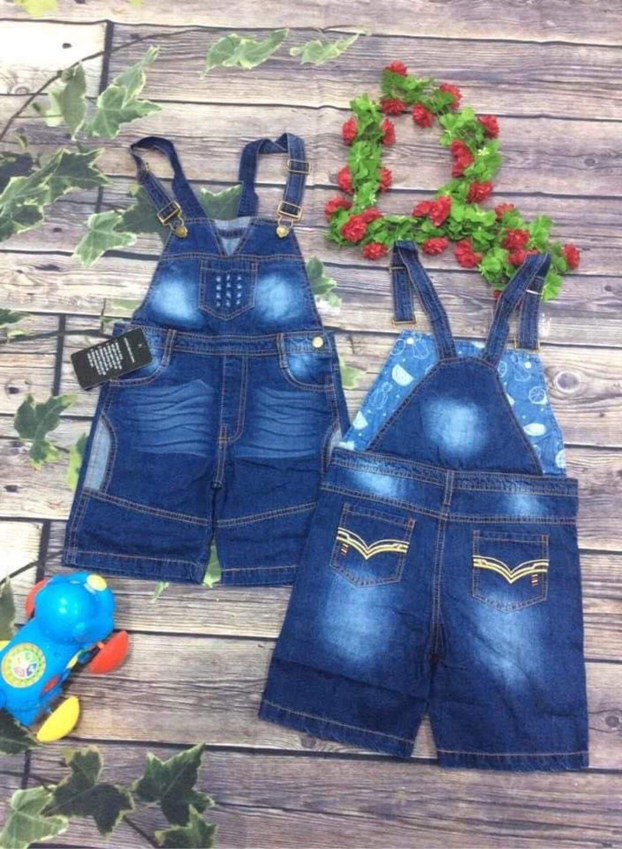 Yếm jean an đông bé trai 20-35kg
