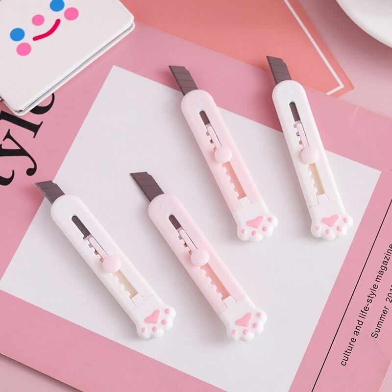 Dao rọc giấy chân mèo dễ thương