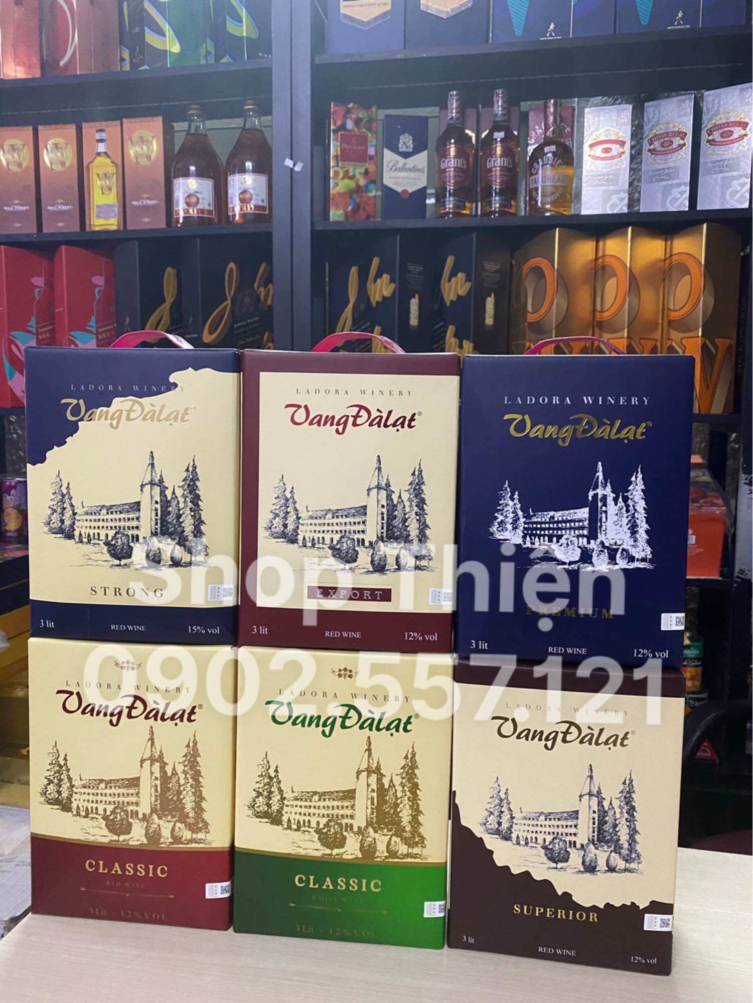 Vang Đà Lạt CLASSIC Trắng 12% 3 Lít