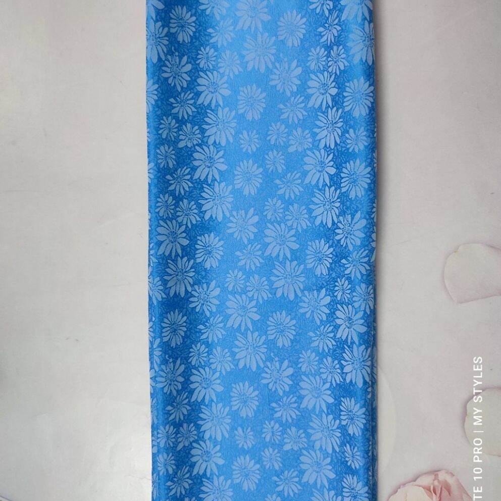 High-Quality Soft Silk Brocade Ao Dai Fabric with Woven Texture - Silk with Small Chrysanthemum Flowers