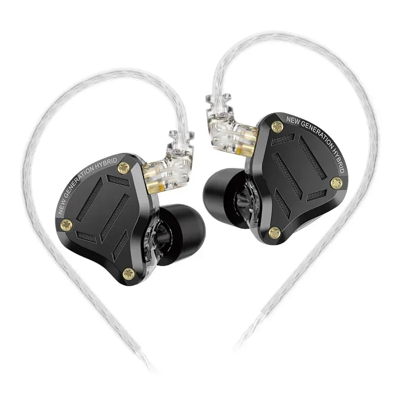 Tai Nghe Nhét Tai Kim Loại KZ ZS10 Pro 2 Với Trình Điều Khiển Động Âm Trầm HIFI Có Dây Công Tắc Chỉn