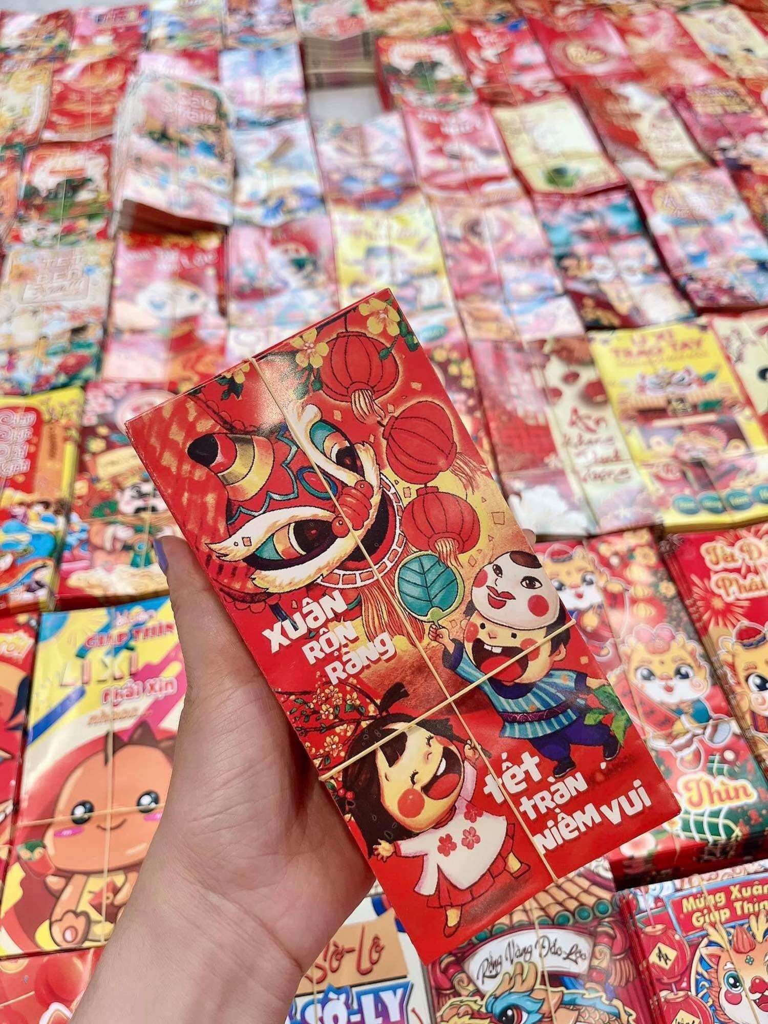 Bao lì xì tết 2024 tệp 3 chiếc