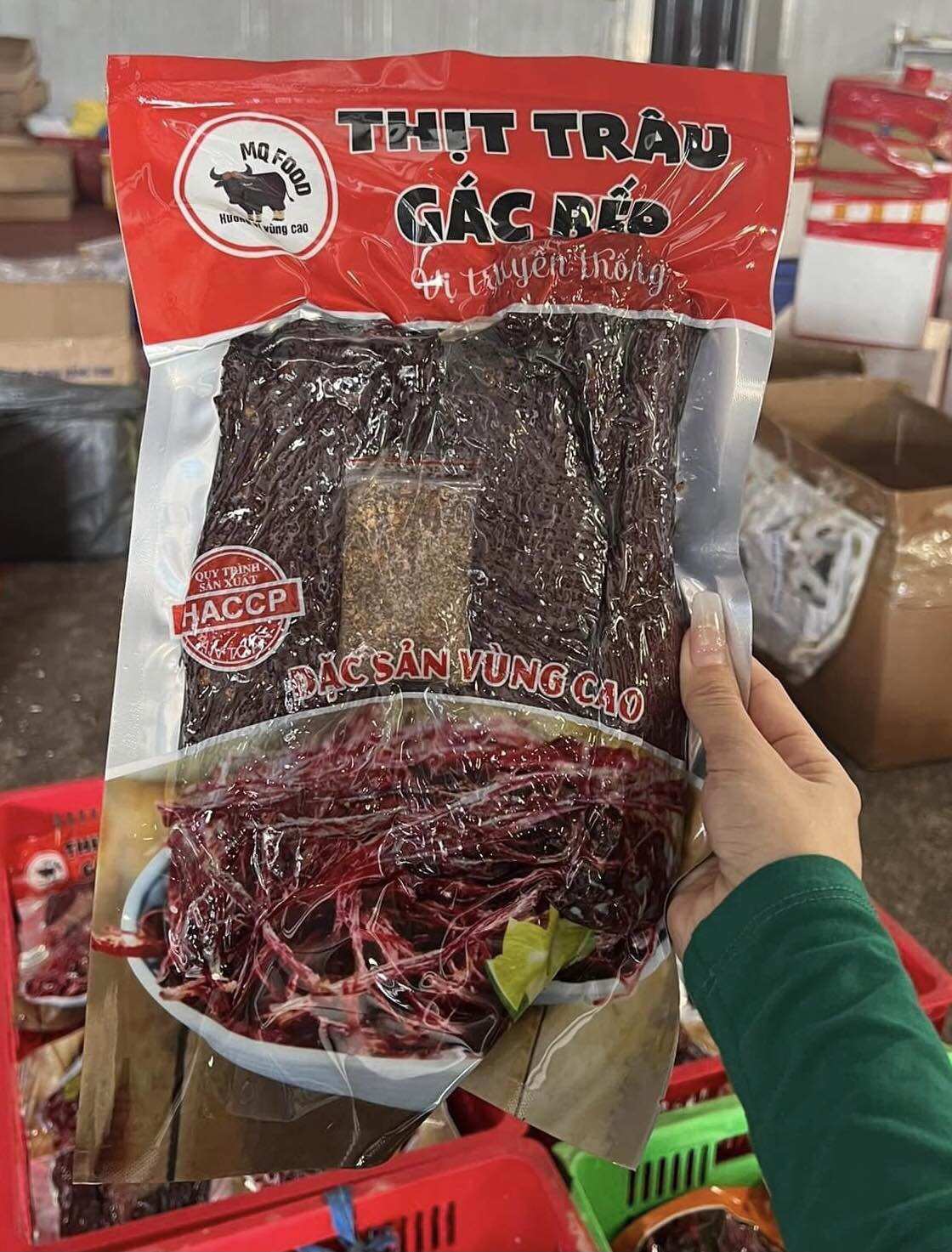Thịt trâu gác bếp Tây Bắc thơm ngon đặc biệt 500g