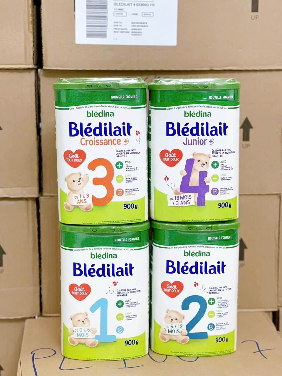 Sữa bledina số 1/2/3 900g