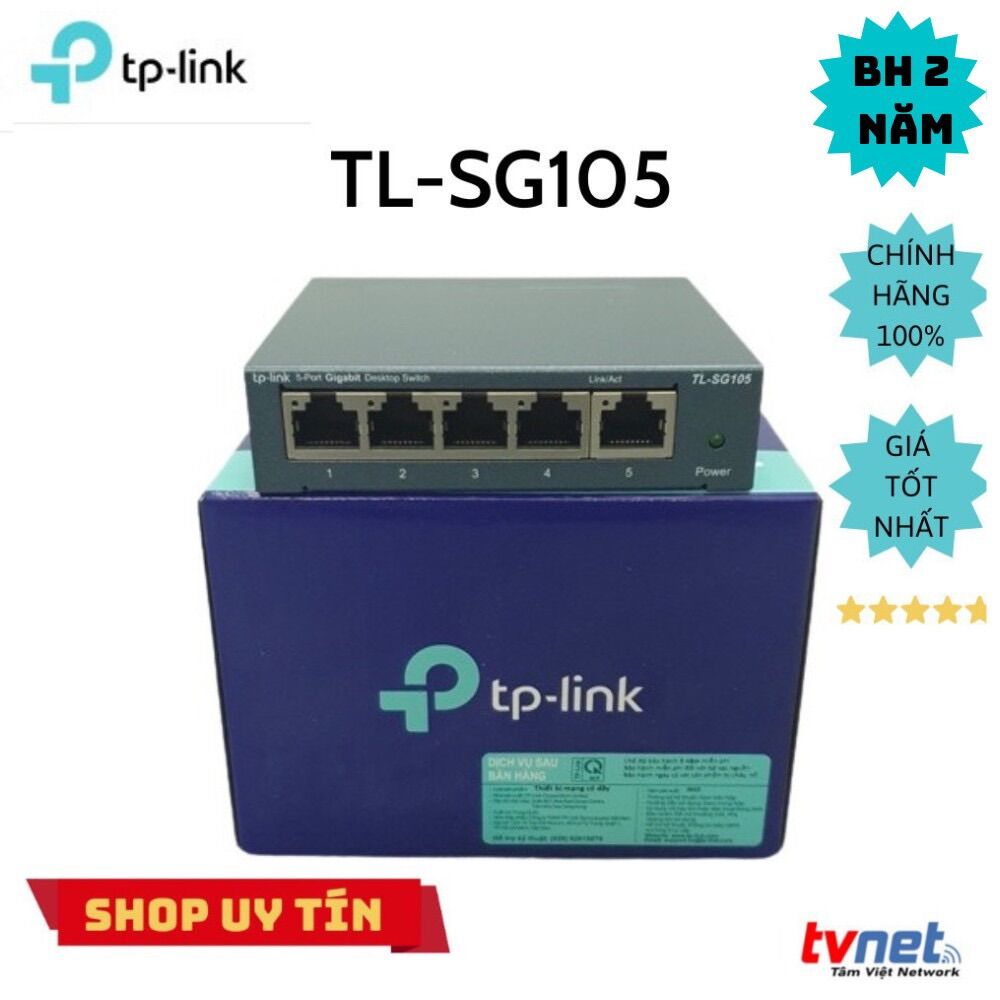 Bộ chia mạng switch tp-link tl-sg105 5-port gigabit