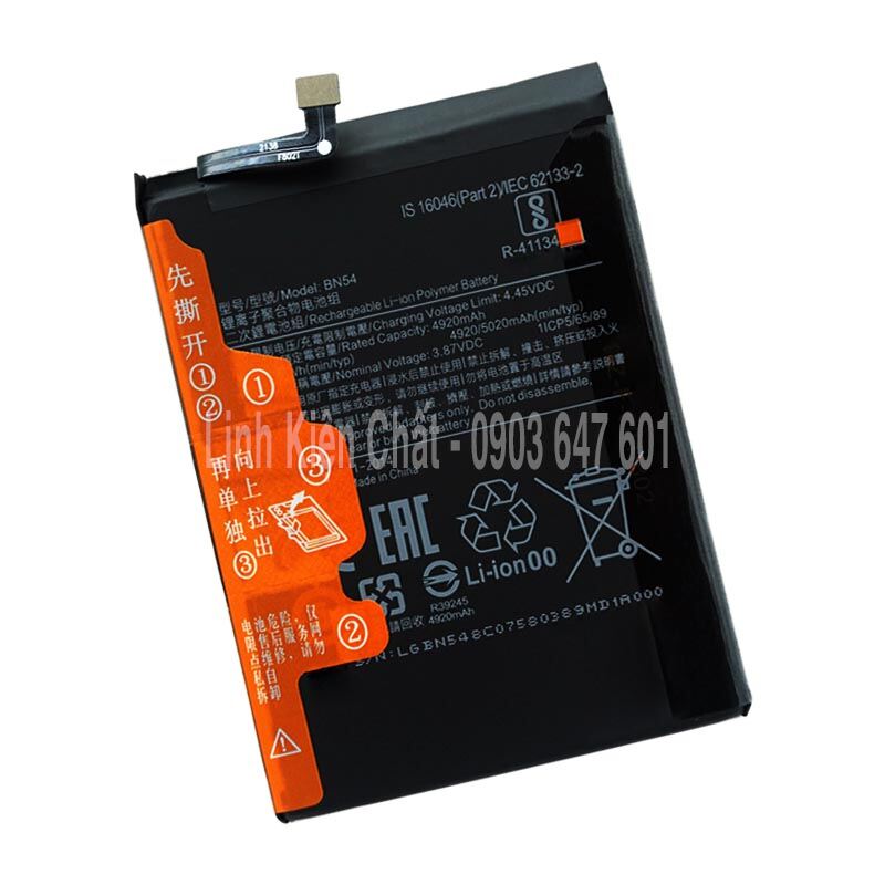 Pin điện thoại xiaomi redmi 10x 5020mah zin
