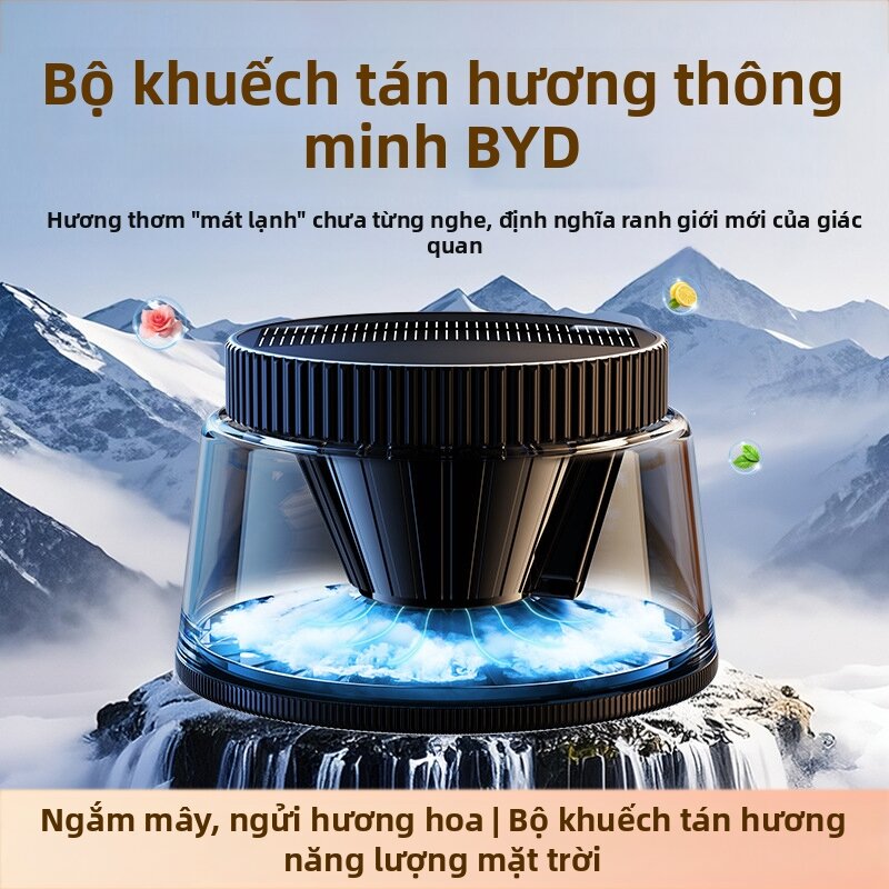 FUXIANGYI | Solar-powered Scent Diffuser for Vehicle Interior Giá 748,000 Đồng*Miễn phí vận chuyển