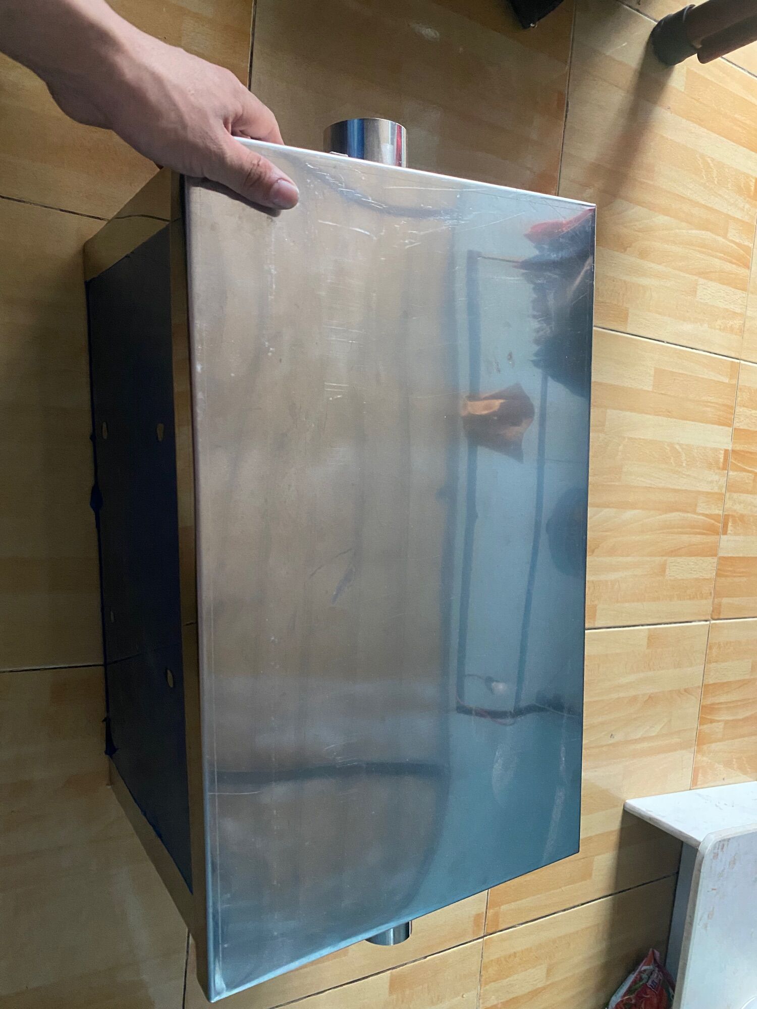 Bẫy mỡ bể tách mỡ thùng lọc mỡ 50lít inox 304