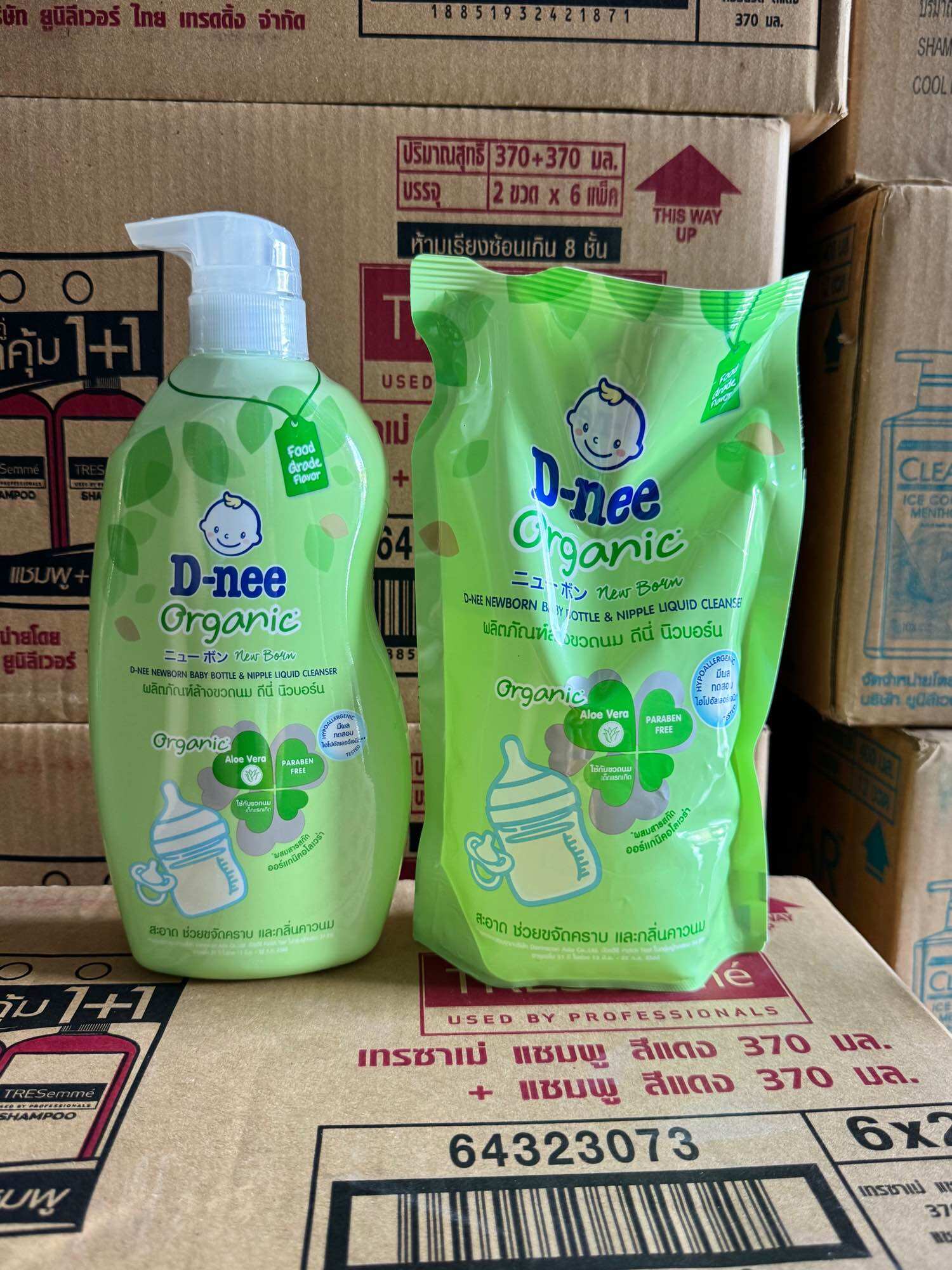 Nước rửa bình sữa Dnee Thái Lan 600ml nội địa