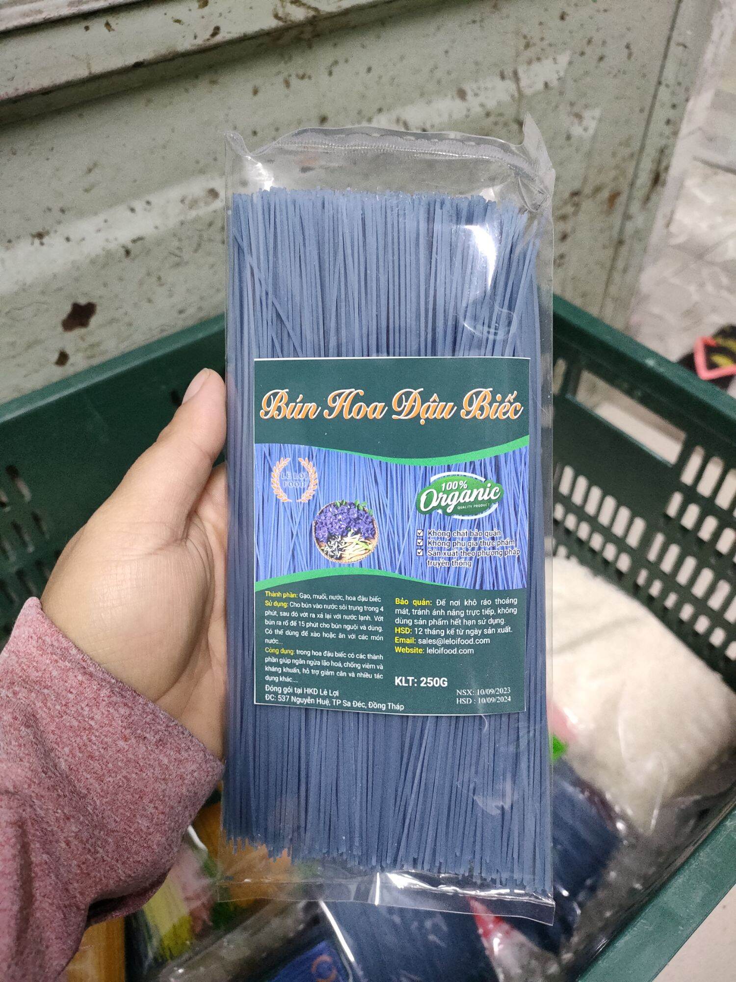 Bún hoa đậu biếc 250g