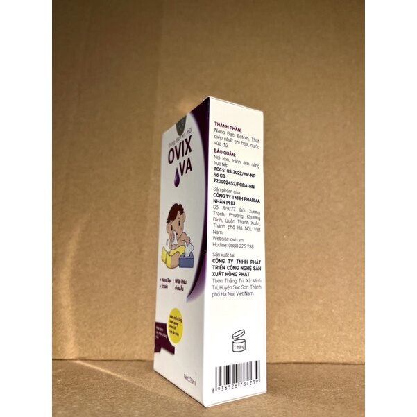 Xịt mũi Ovix VA 20ml