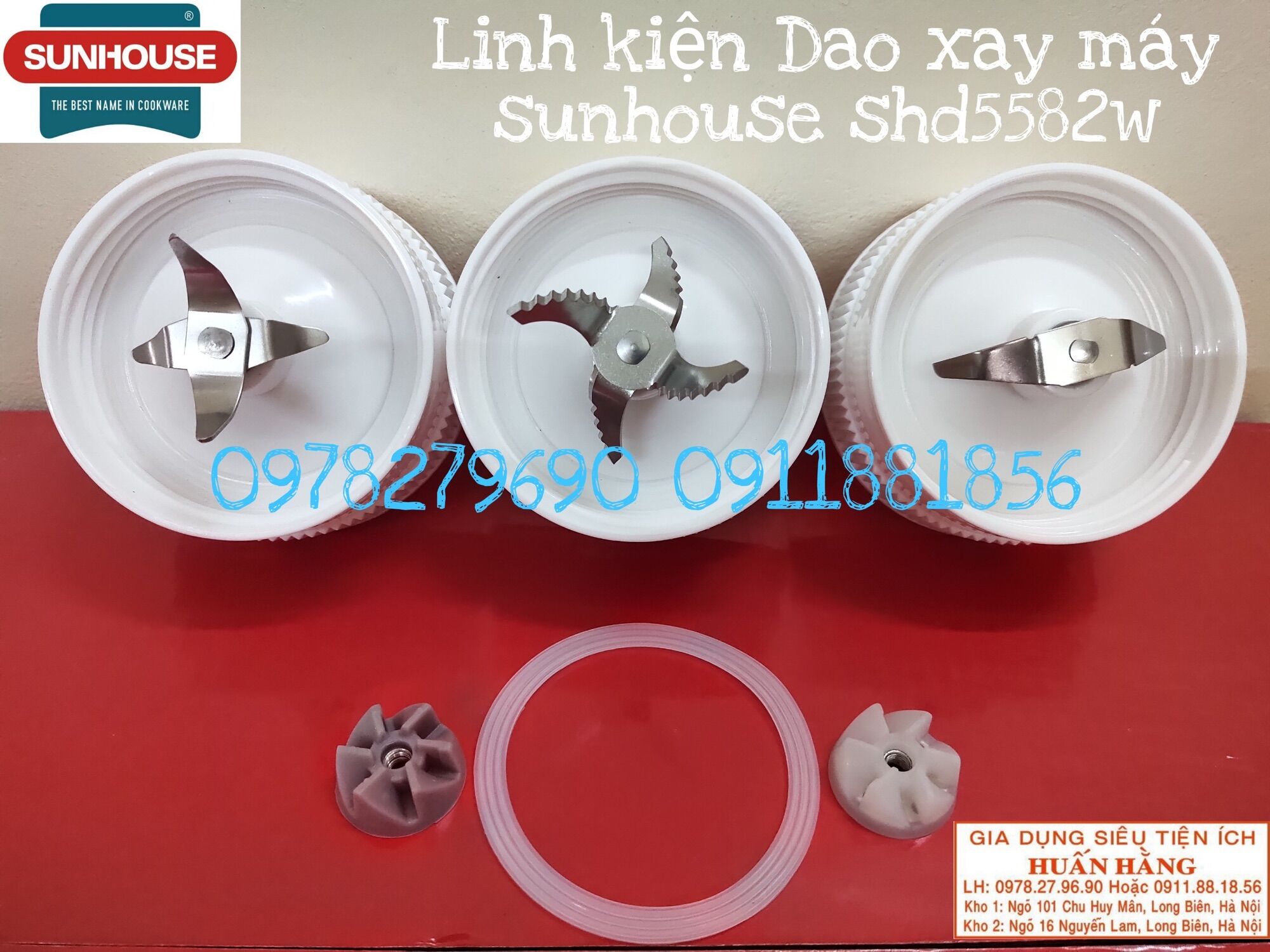 (LINH KIỆN CHÍNH HÃNG) LINH KIỆN DAO XAY MÁY XAY SUNHOUSE SHD5582W SHD5582 5582W
