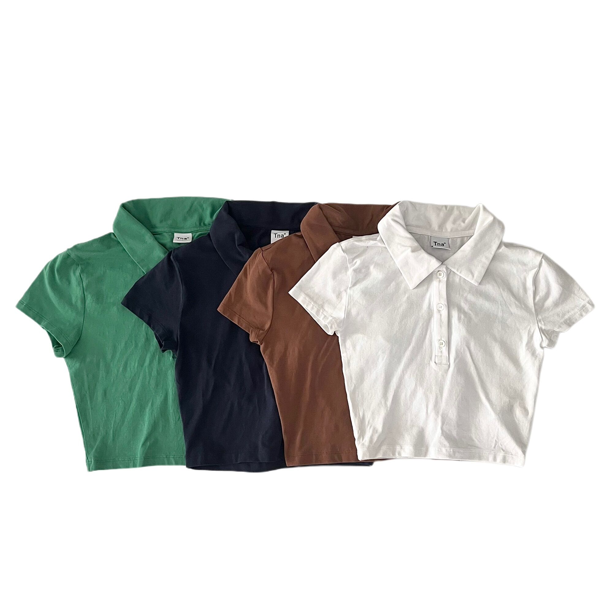 Áo croptop polo xuất xịn