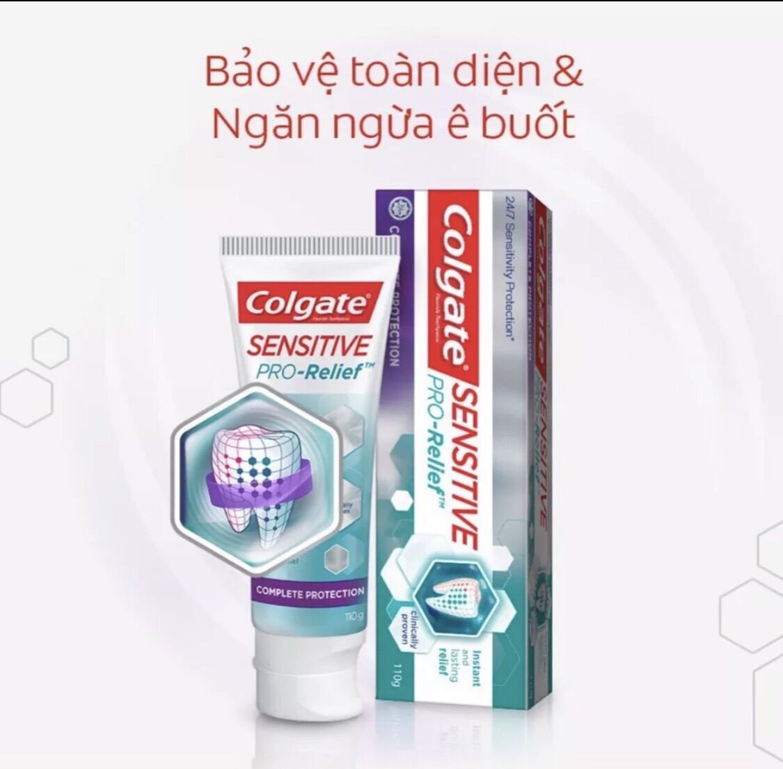 Kem đánh răng Colgate Sensitive ngăn ngừa e buốt 110g