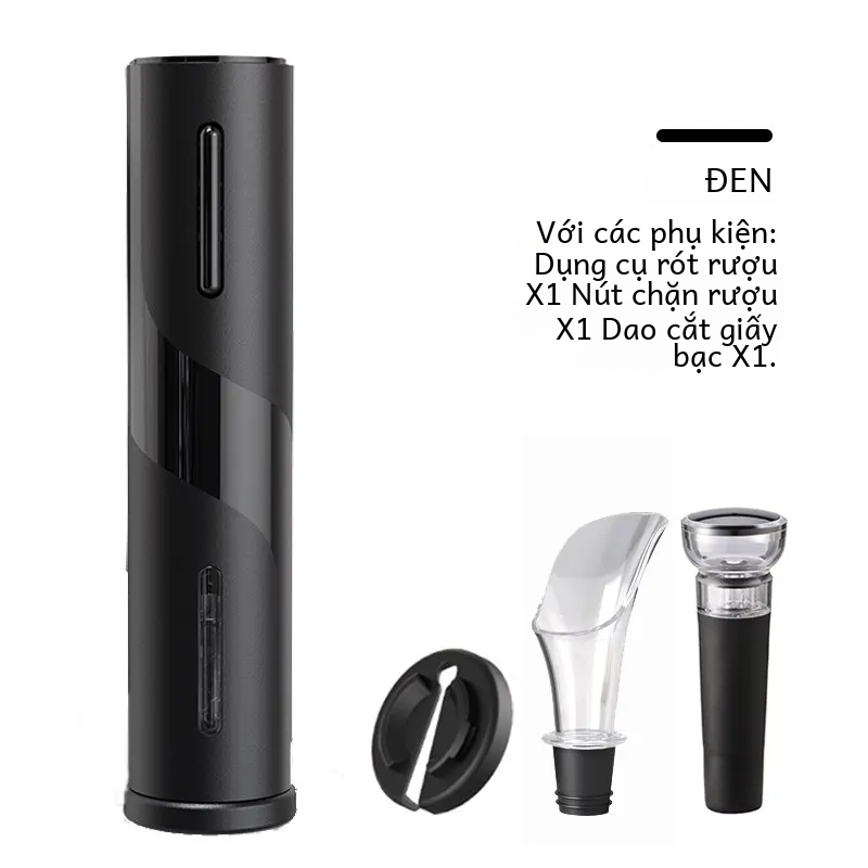 Điện mở rượu vang đỏ tự động mở nút chai rượu vang cho rượu vang đỏ cắt lá phụ kiện nhà bếp tiện ích mở chai