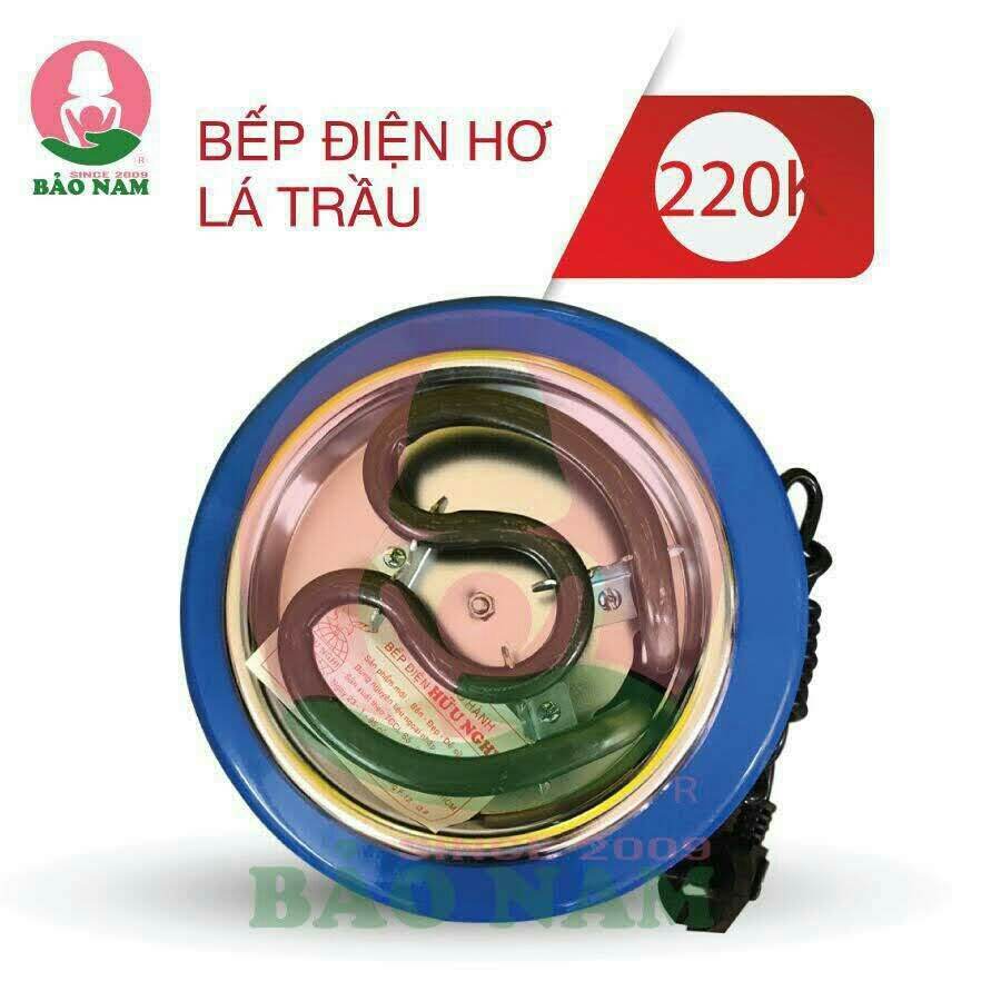 Bếp hơ lá trầu đắp cho bé