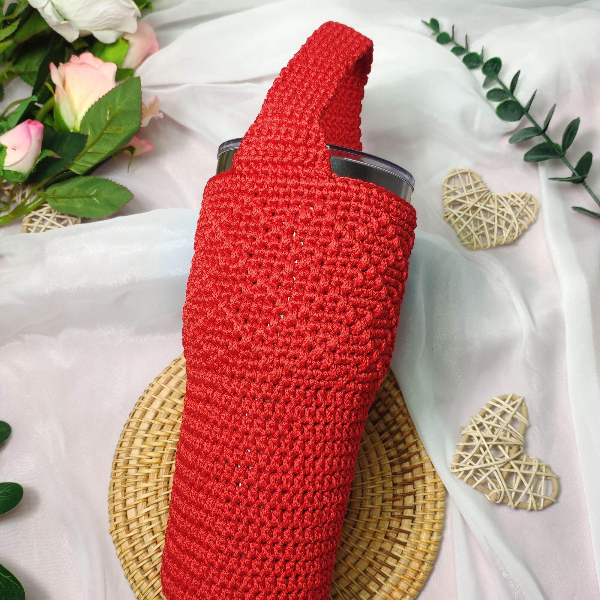Túi để ly giữ nhiệt handmade