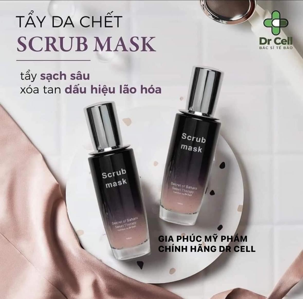 Combo siêu ưu đãi hai chai tẩy tế bào chết dr cell giúp da sạch sẽ thông thoáng lỗ chân lông, sáng da mờ sạm