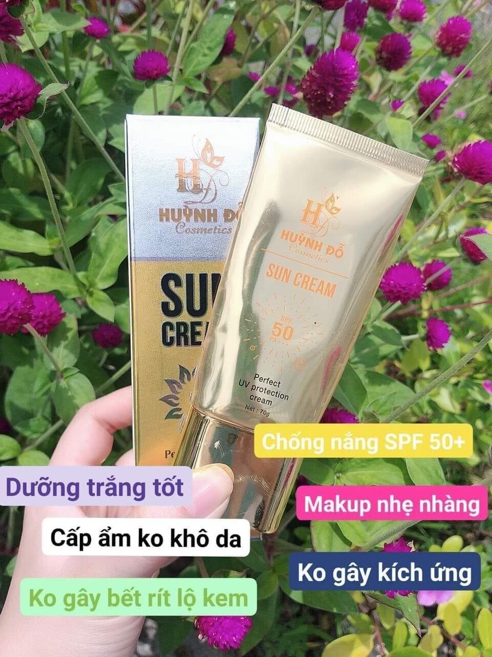 Chống nắng huỳnh đỗ sỉ 2 sp 340k