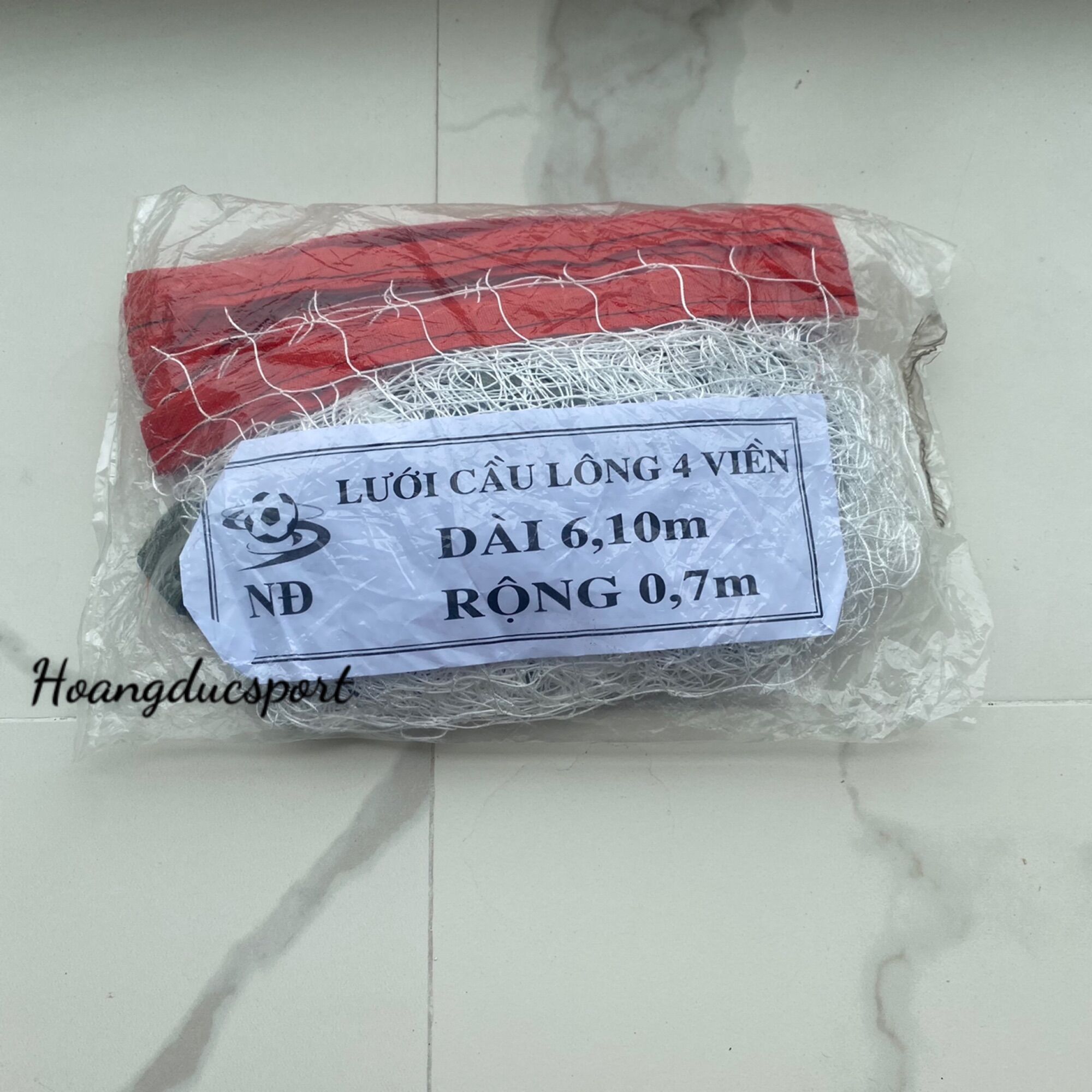 Lưới cầu lông 4 viền hải yến