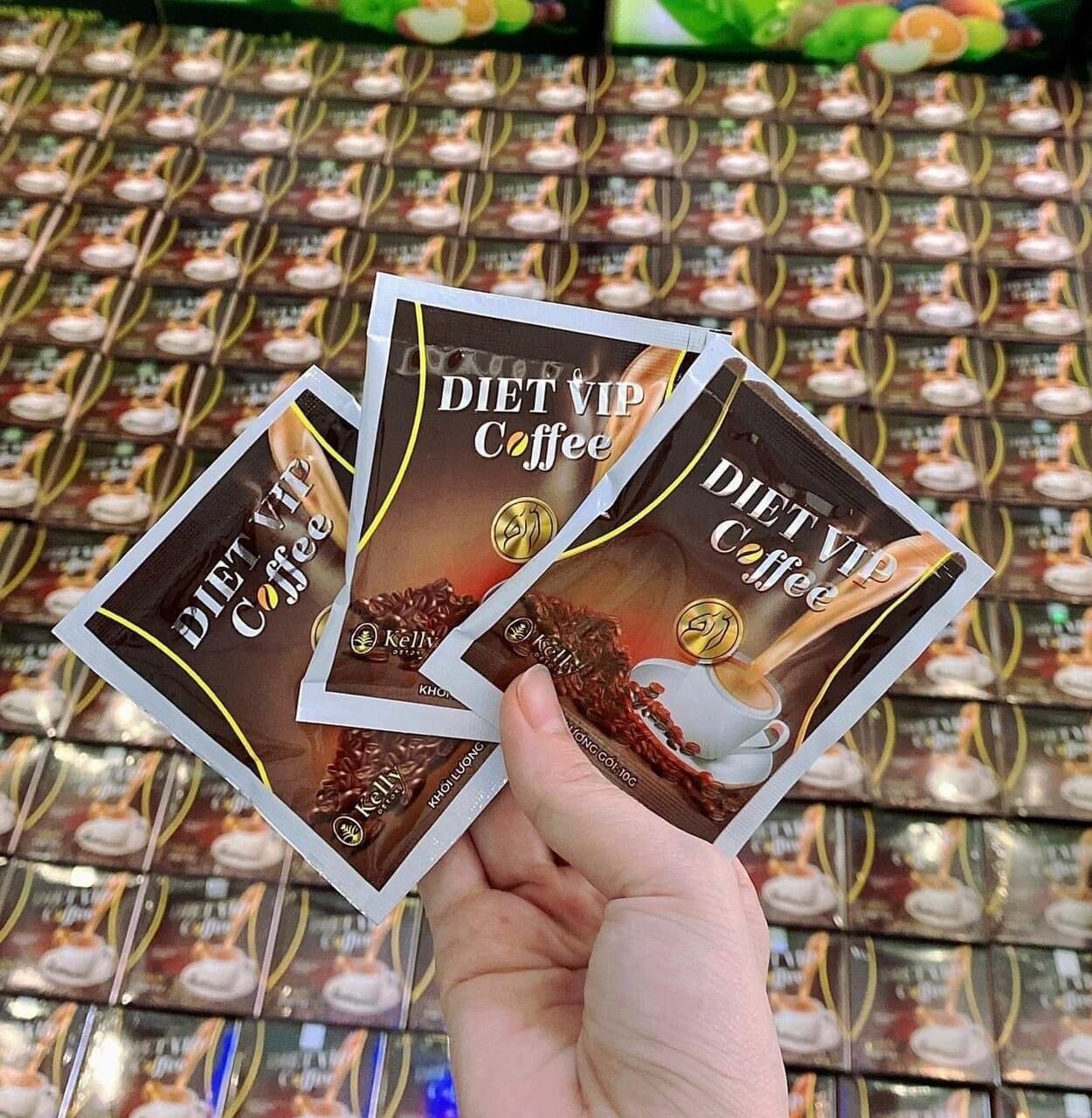 Cà Phê Giảm Cân Diet Vip đã sản xuất lại (MẪU CŨ CHỈ THAY BAO BÌ)