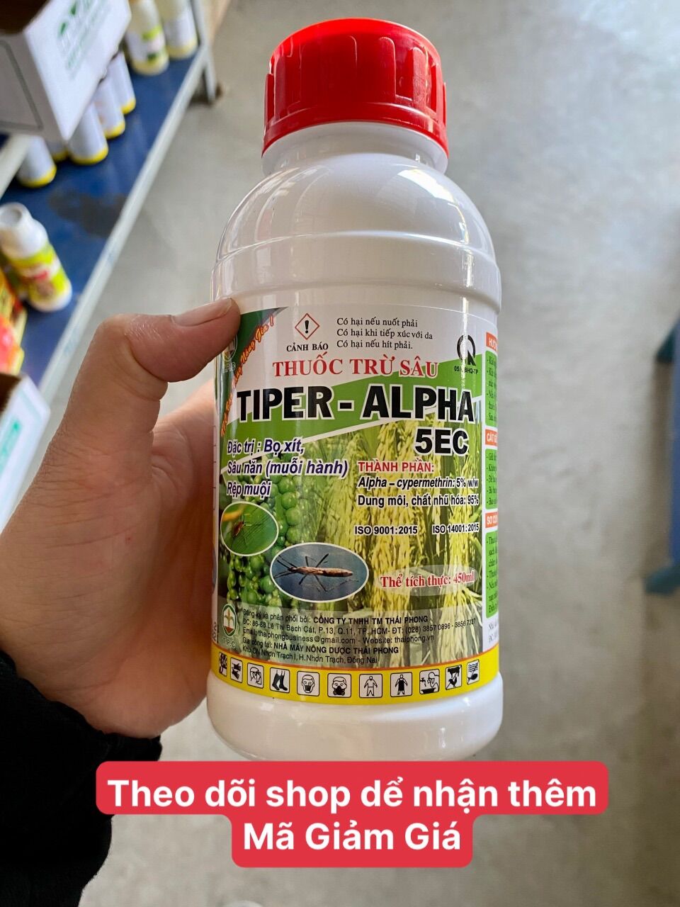 Thuốc trừ sâu, bọ xít, rệp, muỗi hành tiper alpha 5ec