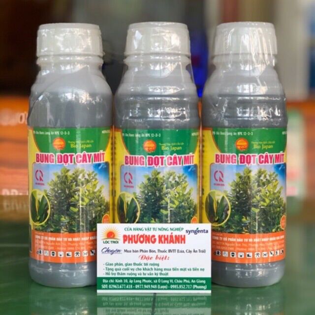 Phân bón lá Bung đọt mít | Cty Quả Cầu Lửa | Hàng chính hãng chai 500ml