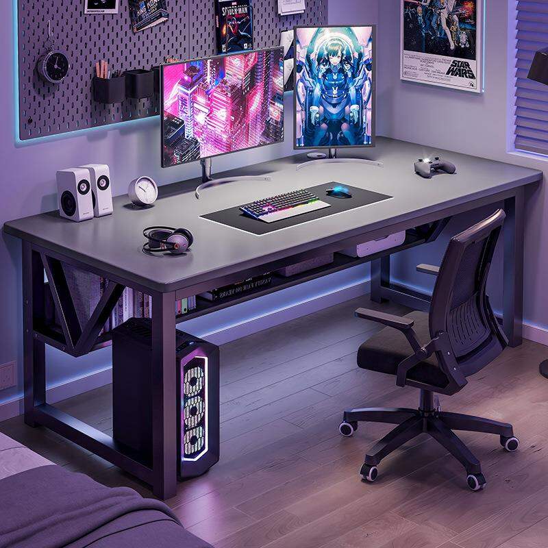 Gaming Desk Chair Home Office Computer Table Long Bar Student Bedroom Study Writing Desk Simple Computer Desk/Carriage Giá 1,046,000 Đồng*Miễn phí vận chuyển