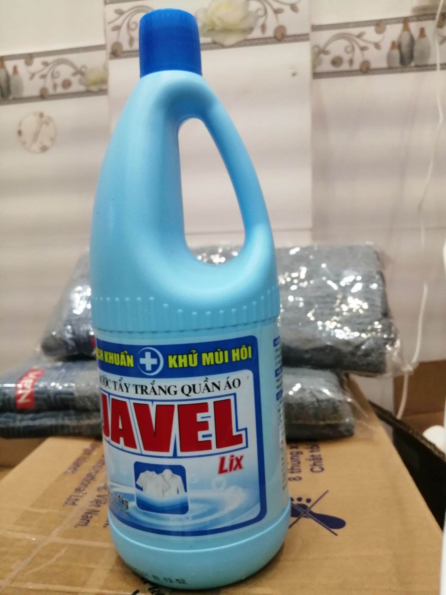 Nước tẩy trắng Javel Lix 1kg
