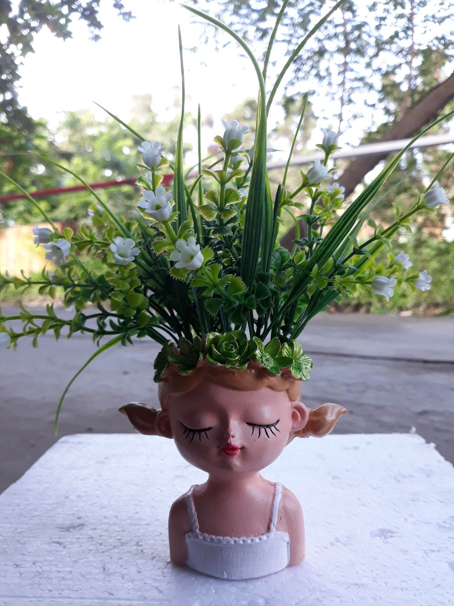 bình hoa cô gái mini